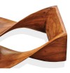 Solid Wood Twisted Stool / Side Table