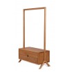 Lakopa Elm Wood Coat Rack With Drawers