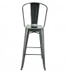 Xavier Pauchard Style Tolix Bar Stool - High-Back