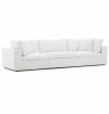 Valeria Fabric Feather Down Sofa - 3 seater