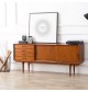 1960’s Style Vintage Solid Wood Sideboard Design By Stockroom