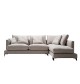 Carlo Fabric Feather Down L Shape / Sectional Sofa