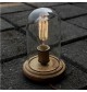 Loft Filament Bulb Glass Table Lamp