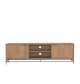 Adele Solid Wood Industrial Style TV Cabinet