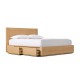 Bexley Solid Oak Wood Storage Bed With Drawers