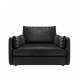 Boston Leather Feather Down Armchair