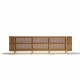 Chloe Contemporary Woven Cane TV Cabinet / Media Console