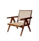 Damyanti Indian Style Rattan Woven Lounge Chair