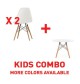 Stockroom Birch Kids 2 Chair and 1 Table Combo Set - More Colors