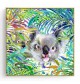 Stockroom Artworks - Square Canvas Wall Art - Koala - More Sizes