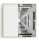 Stockroom Artworks - Square Canvas Wall Art - Monochrome Building - More Sizes