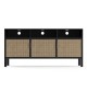 Harper Rattan Compact Entertainment Unit TV Cabinet / Media Console