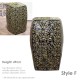 GRAND DRUM / STOOL - Royal Pattern