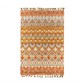 Hand Tufted Indian Style Rug Carpet - Orange