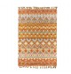 Hand Tufted Indian Style Rug Carpet - Orange