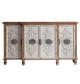 Rosanna Vintage Style 4 Doors Accent Cabinet / Sideboard