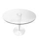Silvio Round Glass Table