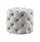 STOCKROOM Chesterfield Sofa Mini Round Ottoman / Pouf