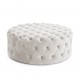 STOCKROOM Chesterfield Sofa Round Ottoman / Pouf