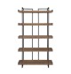 Vana Industrial Solid Wood Bookshelves