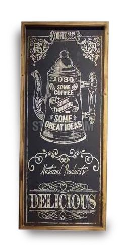 Vintage Decorative Framed Chalkboard