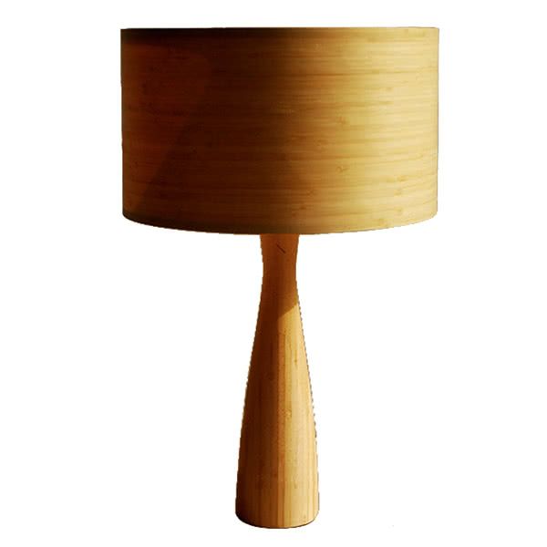 Green Bamboo Table Lamp