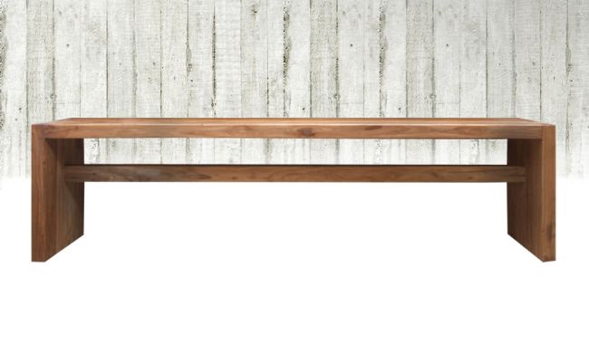 Standford Recycled Solid Elm Wood Bench