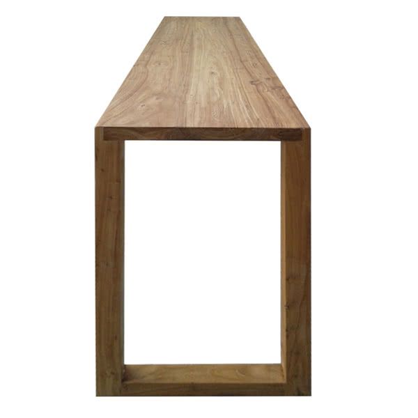 Pacific Recycled Solid Elm Wood Console Table
