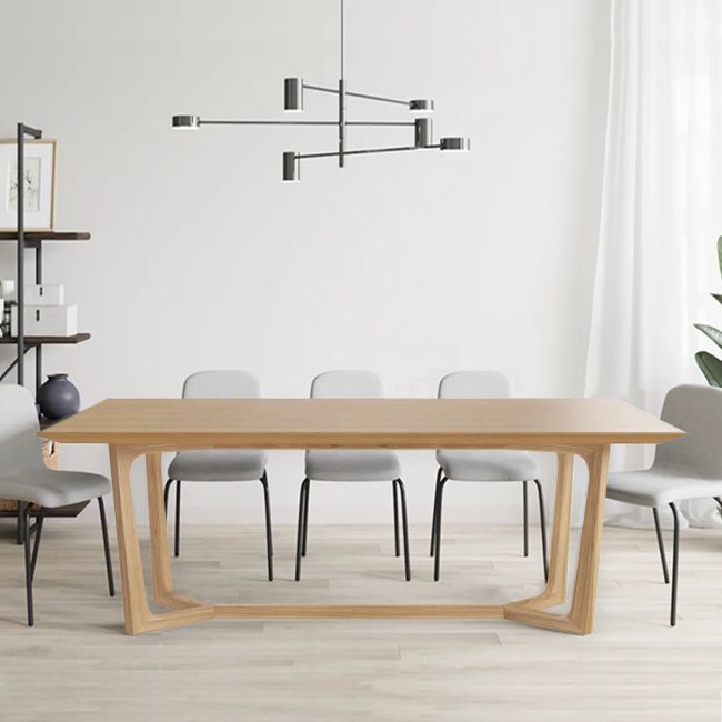 Mari Solid Oak Wood Dining Table