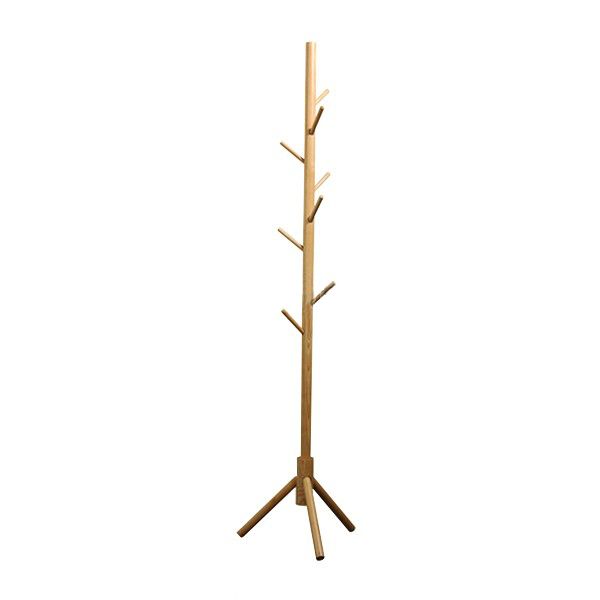 Bambly Solid Wood Coat Stand / Wood Hanger