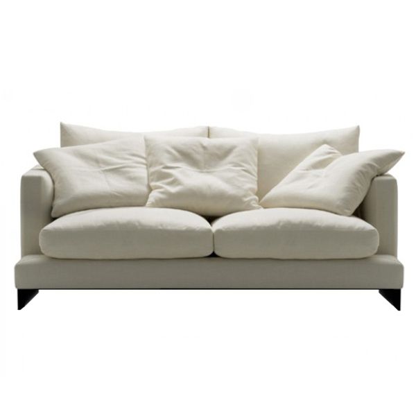 Carlo Fabric Feather Down Sofa - 2 Seater
