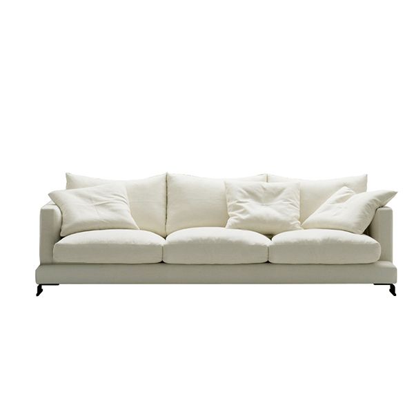 Carlo Fabric Feather Down Sofa - 3 Seater