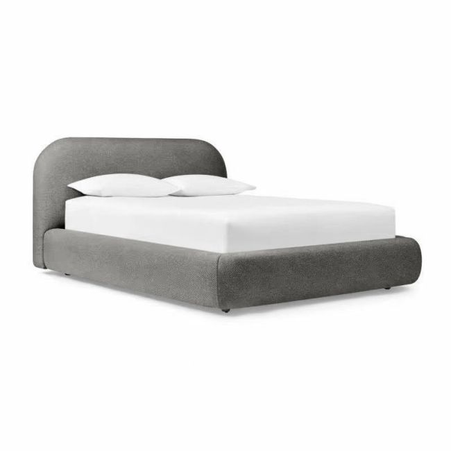 Cedar Fabric Upholstered Storage Single Bed Frame