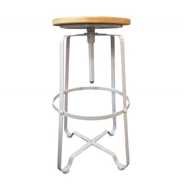 Loft Style Industrial Adjustable Bar Stool
