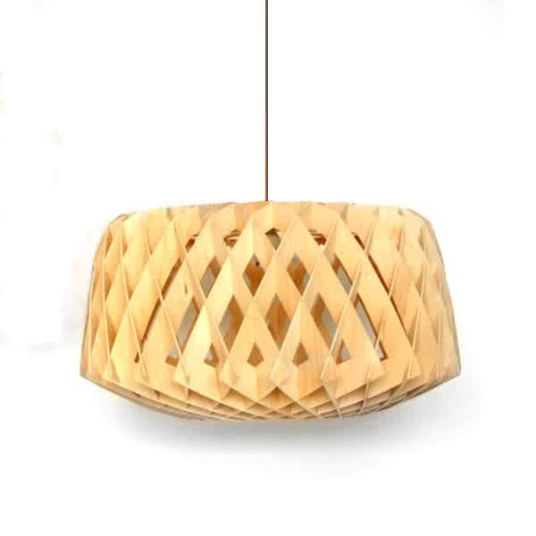 Nordic Style Modern Wood Craft Ceiling Lamp