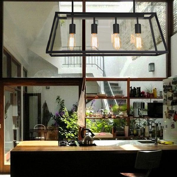 Kurt Industrial Loft Ceiling Lantern Pendant Lamp