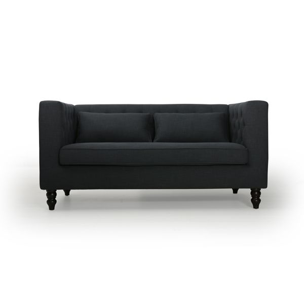 Emerson Fabric/ Leather Sofa 2 Seater
