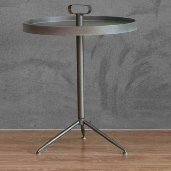 Calder Round Metal Accent Table