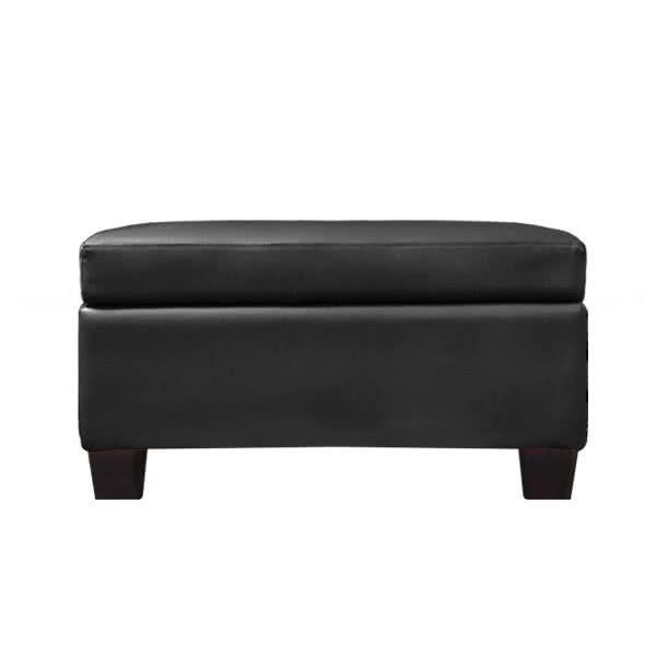 Rosalind Leather Storage Ottoman