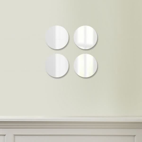 Stockroom  Round Wall Mirror - 20cm - Set of 4
