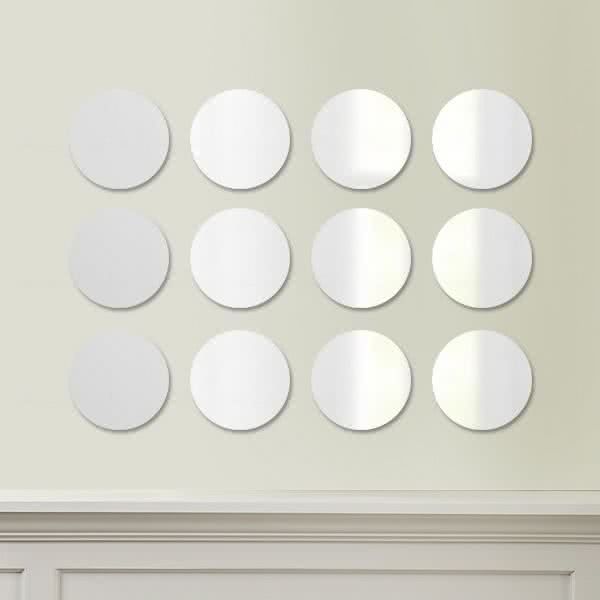 Stockroom  Round Wall Mirror - 20cm - Set of 12
