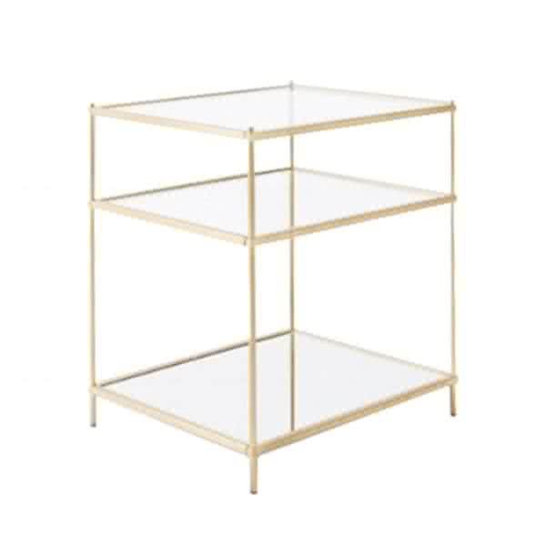 Sylvie Style Glass Side Table