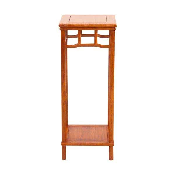 Narra Rosewood Oriental Flower Stand and High Table