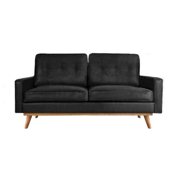 Hoover Leather 2 Seater Sofa