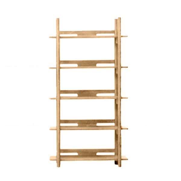 Alfons Style Solid Oak Bookshelf 