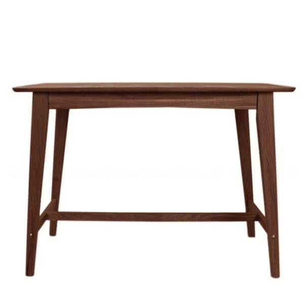 Plato Solid Wood Bar Table and High Table - Walnut Finish
