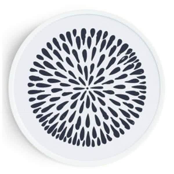 Stockroom Artworks - Circle Canvas Wall Art - Droplets Spreading - More Sizes