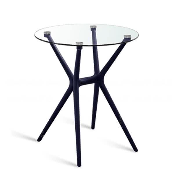 Isidoro Contemporary Round Glass Table