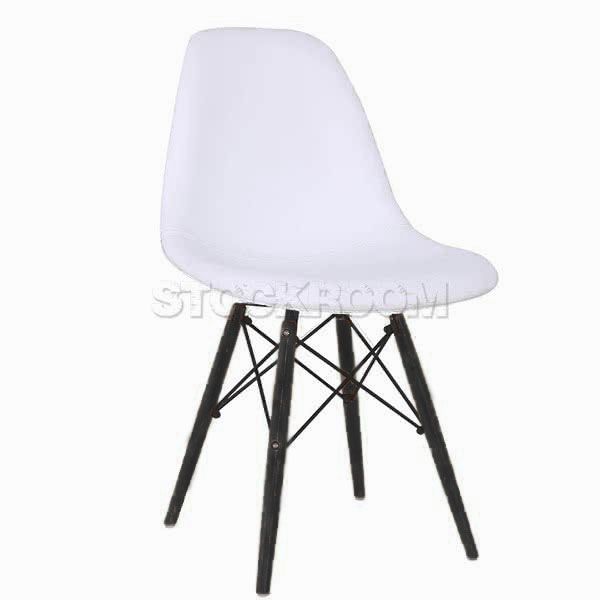 Eames DSW Style Dining Chair - Leather Version