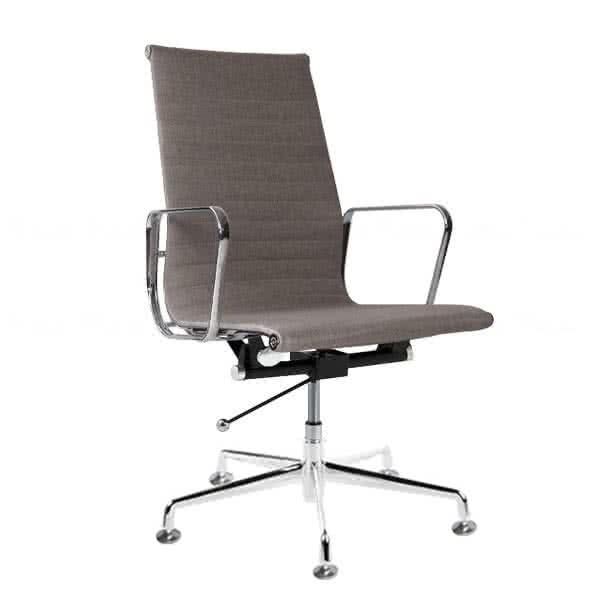 Eames Style Fabric Highback Adjustable Fixed Office Chair